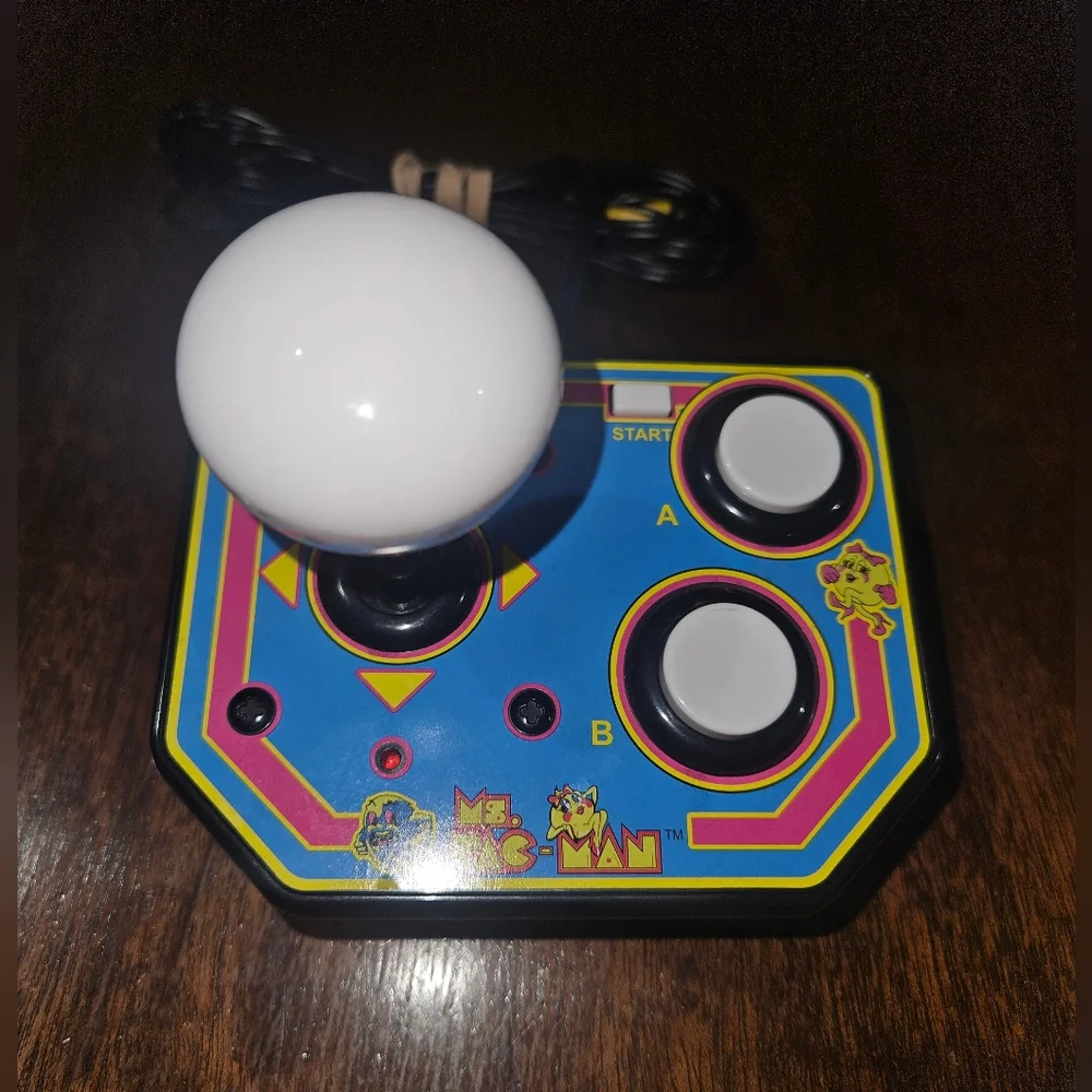 Retro Arcade Joystick - Blue and White